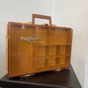 Vintage Magnum by Plano Double Sided Fishing Tackle Box